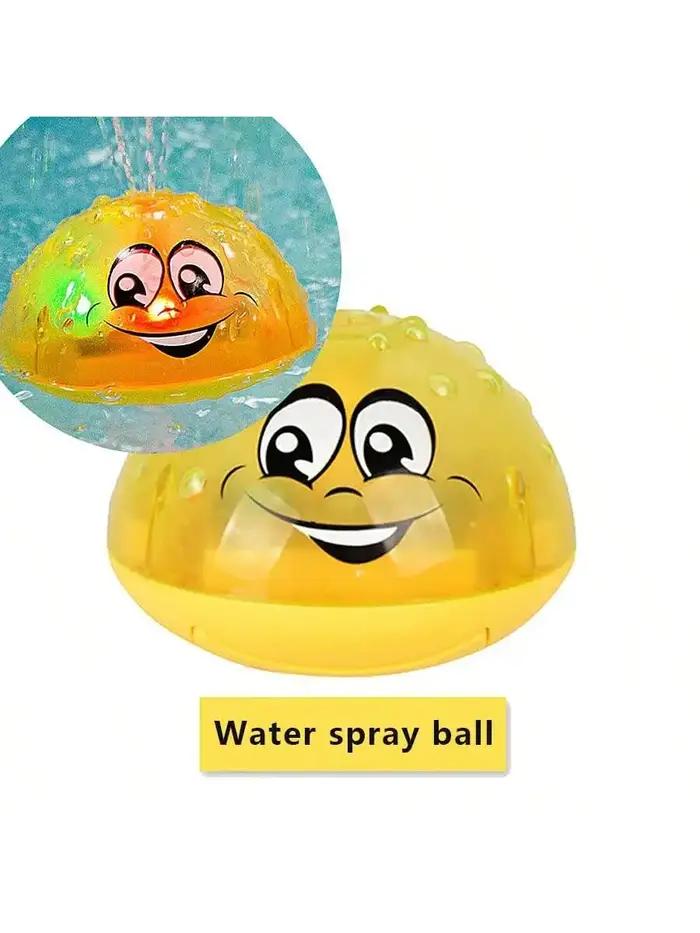 Jouet de bain boule de pulvérisation lumière rotative douche piscine enfants jouets