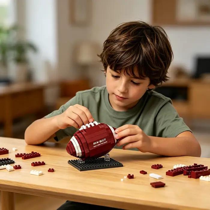 Jeu de construction MOC Sports : Modèle de rugby en micro-blocs