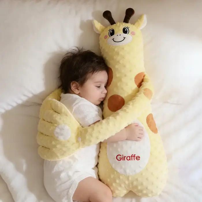 Oreiller de Sommeil pour Bébé Girafe 3 Modes avec Télécommande