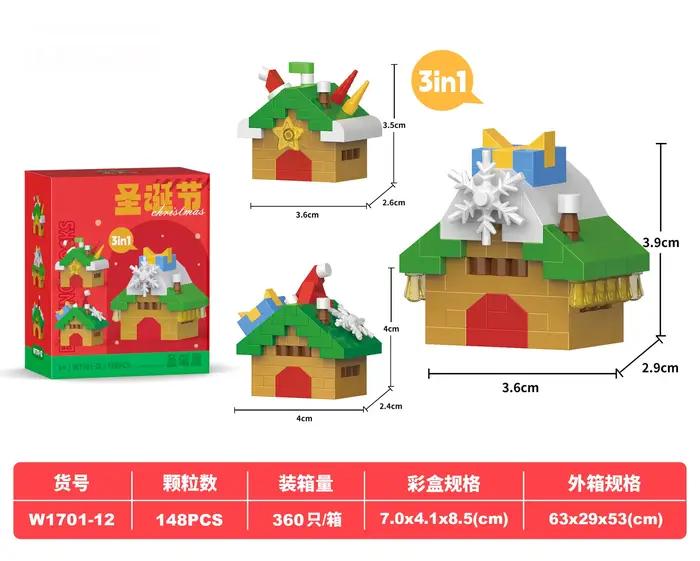 Rennes cadeaux de noël Mini Brock jouets de Construction pour enfants de 7 à 10 ans constructeur adulte briques du père