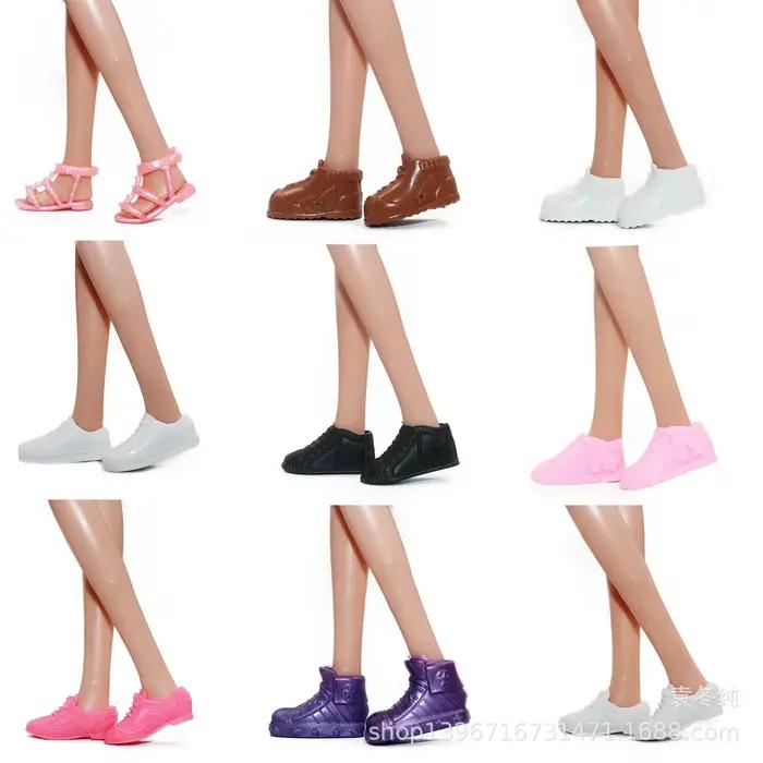 Chaussures pour poupée 1/6 en plastique polyvinyle avec design moderne pour enfants et adultes occasions spéciales femmes
