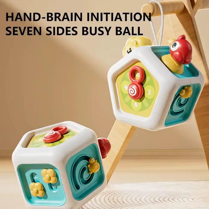 Jouets pour bébés, cube d'apprentissage, boîte à serrures, entraînement des capacités pratiques, développement de la motricité fine, jouets éducatifs Montessori pour enfants