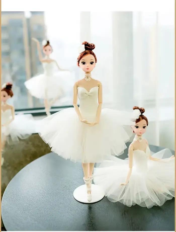 Poupée de ballet BJD originale faite à la main pour enfants, 1/6 beurre, ensemble complet, 12 jouets