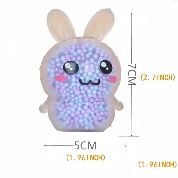 Balles anti-stress en forme de lapin Squishy pour filles et enfants, jouets de détente pour bureau, cadeau idéal pour occasions spéciales