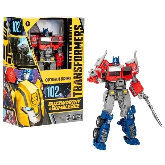 Nouveaux transformateurs Toy Studio série Buzzworthy Bumblebee BB102 Voyager classe Optimus Prime Robot jouets figurines d'action cadeau loisirs