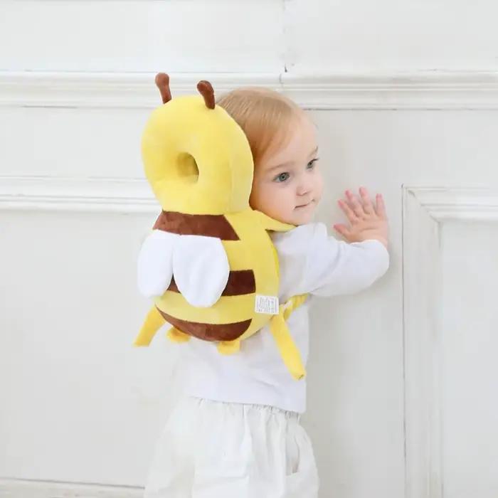Coussin de protection de tête pour bébé en peluche polyester coton sécurité apprentissage à marcher protection tête dos enfant chambre douillet confort durable design mignon occaions spéciales
