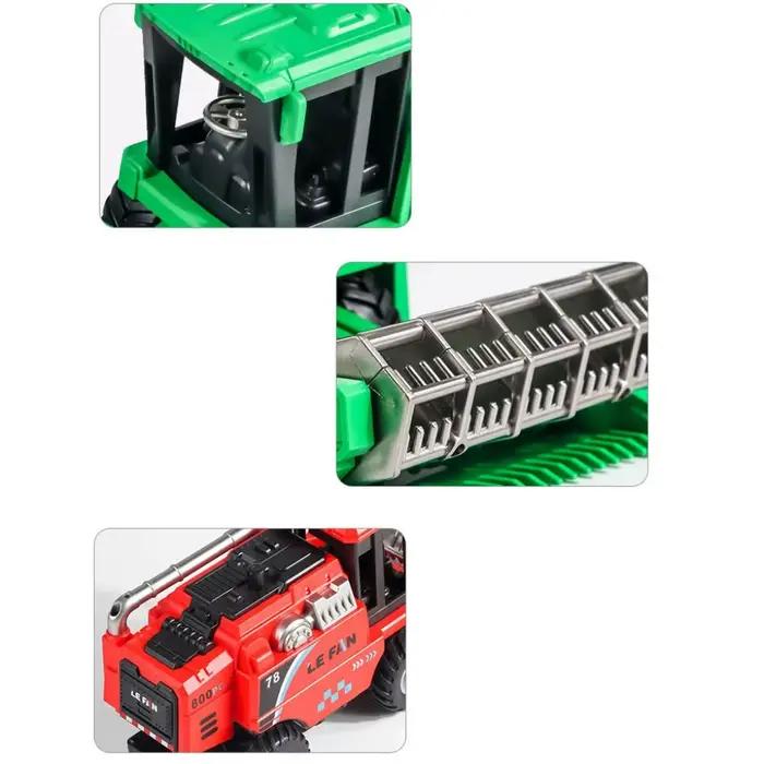 Récolteuse amusante, Simulation de ferme, tracteur, grue, chariot d'agriculteur, camion à benne basculante, compétences manuelles, ingénierie, inertie, voiture, cadeaux