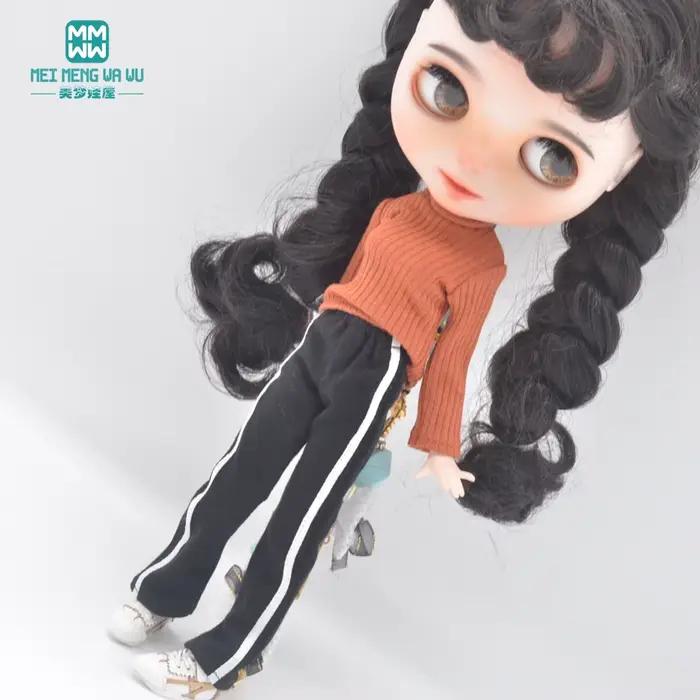 Vêtements Blyth Azone OB22 OB24, jouets, accessoires de poupée, pull à col roulé, pantalons de survê