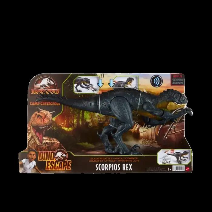 Jurassic World Camp Cretaceous Black Scorpios Rex Figurine de dinosaure modèle Rex
