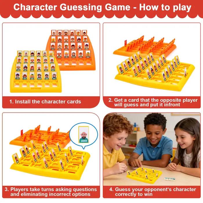 Jeu de société « Devinez qui je suis », jeu de logique, jeu de société d'interaction parent-enfant, jouets, puzzle pour enfants, jeu de cartes, cadeaux pour enfants