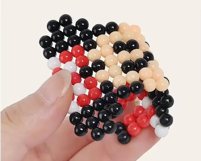 Recharge Pack 300 pièces/sac 36 couleurs 5mm perles d'eau Spray perles magiques éducatif 3D Puzzles