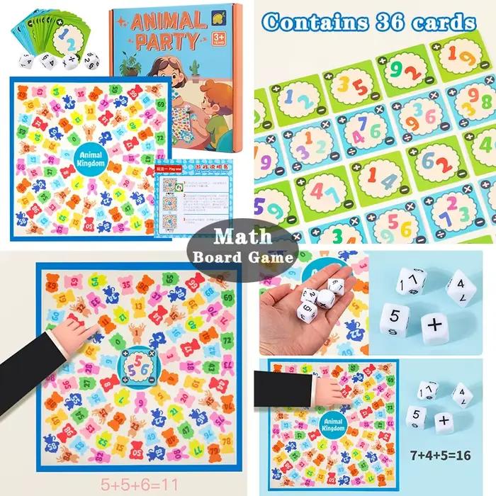 Jeux de société de réflexion mathématique pour enfants