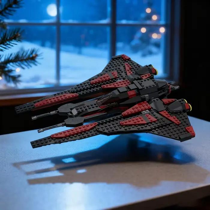 381 pièces MOC Mandalorian Fighter Maul Star Battle Model Building blocks Assemble DIY creative idea