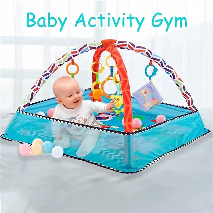 Tapis éducatif multifonctionnel pour bébé cadre de fitness couverture rampante clôture tapis pour nourrissons jouets d'éveil occasions spéciales