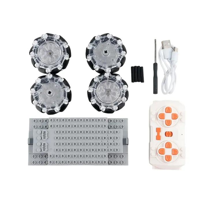 Blocs de construction de programmation, technologie de programmation à vapeur, assemblage mécanique, briques enfichables, jouets scientifiques et éducatifs, voiture