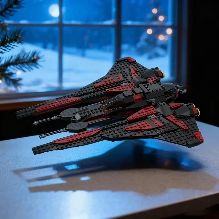 381 pièces MOC Mandalorian Fighter Maul Star Battle Model Building blocks Assemble DIY creative idea toy Brick Christmas gift Kids