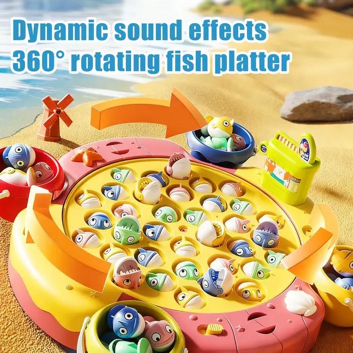 Jouet de pêche magnétique éducatif pour enfants développement motricité fine concentration jeu coopératif occasions spéciales anniversaire noël