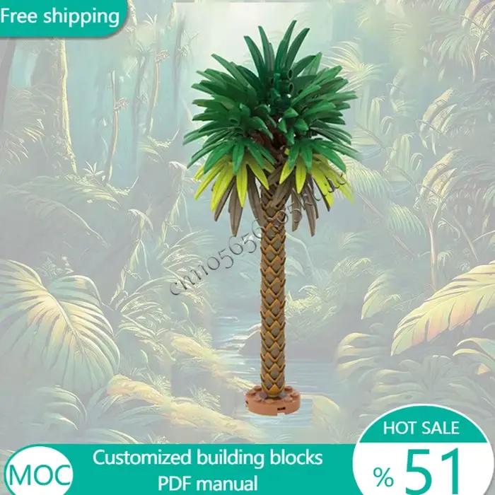 90 pièces fleurs palmier MOC personnaliser bloc de construction modulaire brique conception éducatif Simple populaire bricolage jouet cadeau de noël