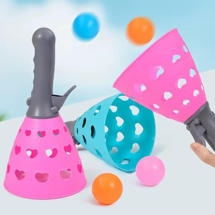 Jeu de balle d'attrapage d'intérieur et d'extérieur pour enfants, jeux familiaux, activité de plein air été plage fête interaction