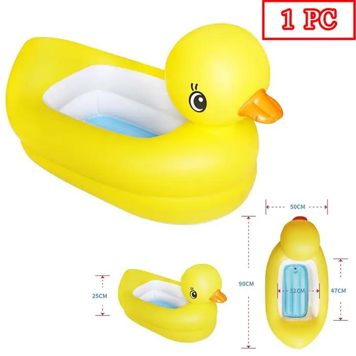 Piscine gonflable de bain de canard de dessin animé infantile jouer bassin