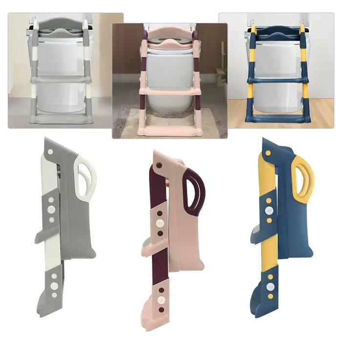 Siège de toilette Portable pour enfants, siège de toilette amélioré avec marche, siège de toilette p