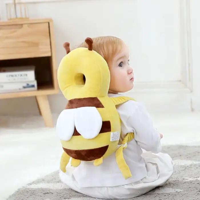 Coussin de protection de tête pour bébé en peluche polyester coton sécurité apprentissage à marcher protection tête dos enfant chambre douillet confort durable design mignon occaions spéciales