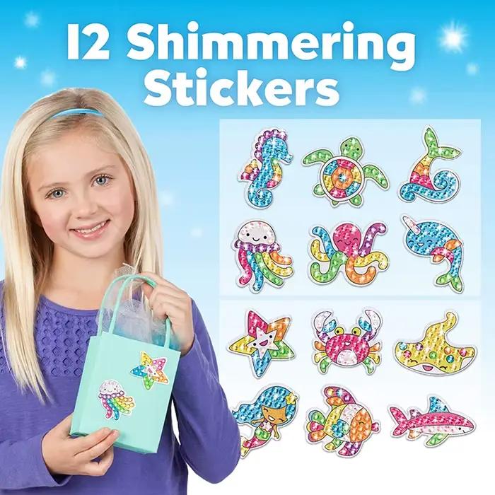 12 créer une grande gemme diamant peinture autocollant Kit Art artisanat filles garçons licorne Animal Sealife magique