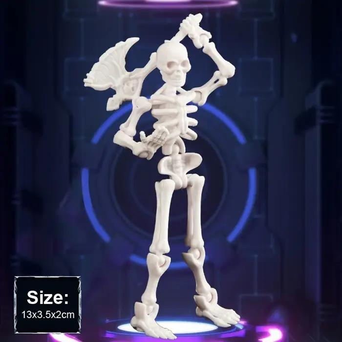 Jouet éducatif de figurine d'action de chevalier vs squelette pour enfants