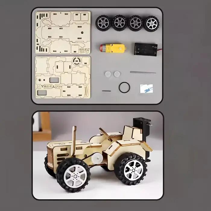 Modèles de tracteur, modèles d'assemblage artisanaux pour enfants