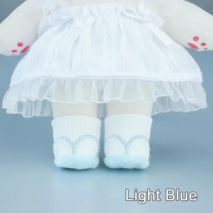 Chaussures en peluche de 20cm pour poupées, accessoires de poupées unisexes modernes et colorés pour habiller vos poupées en coton lors des cérémonies et des fêtes