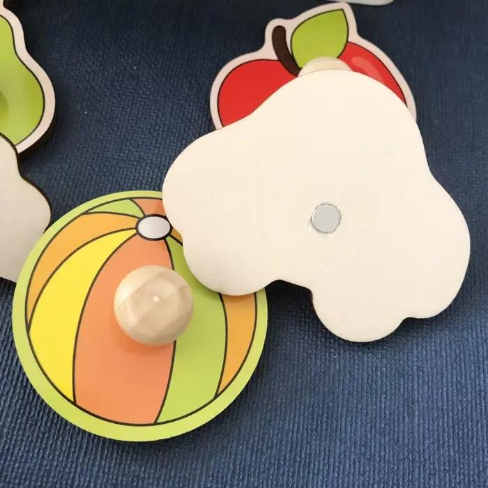 Puzzles Montessori en bois pour bébés de 1 2 ou 3 ans jeux d'apprentissage éducatif pour enfants cad