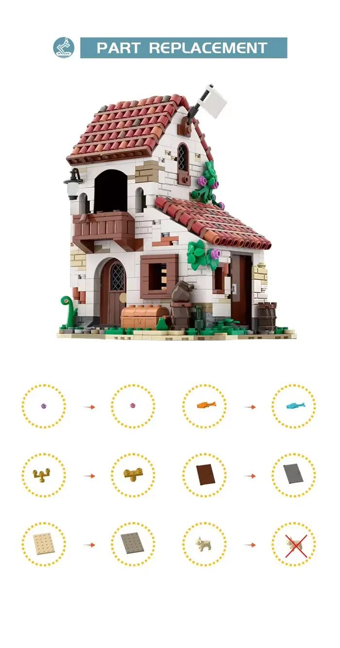 Blocs de Construction de la Forteresse du château pirate