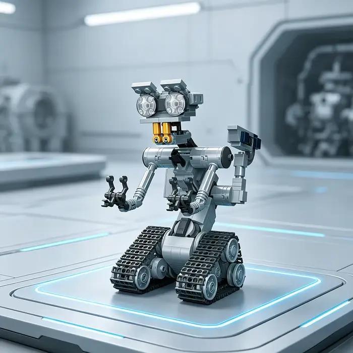 Kit de construction de modèle de robot militaire MOC