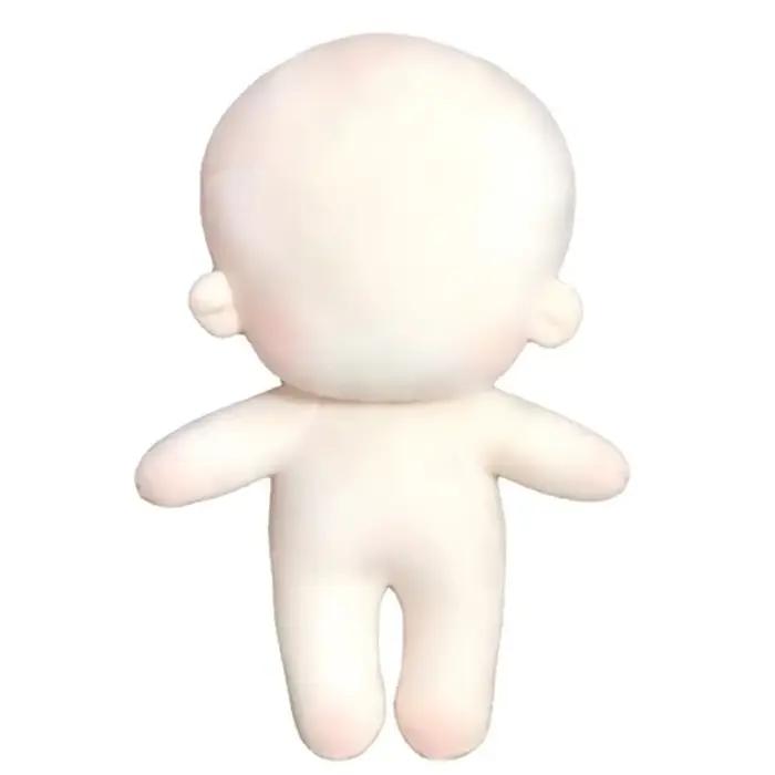 Cadeau changement Dressing jeu maison de jeu coton en peluche bricolage idoll poupée poupées corps broderie ou blanc