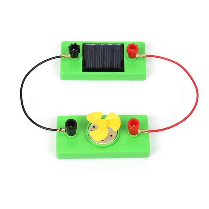 Outils pédagogiques pour expériences scientifiques sur les panneaux solaires, jouet éducatif, circui