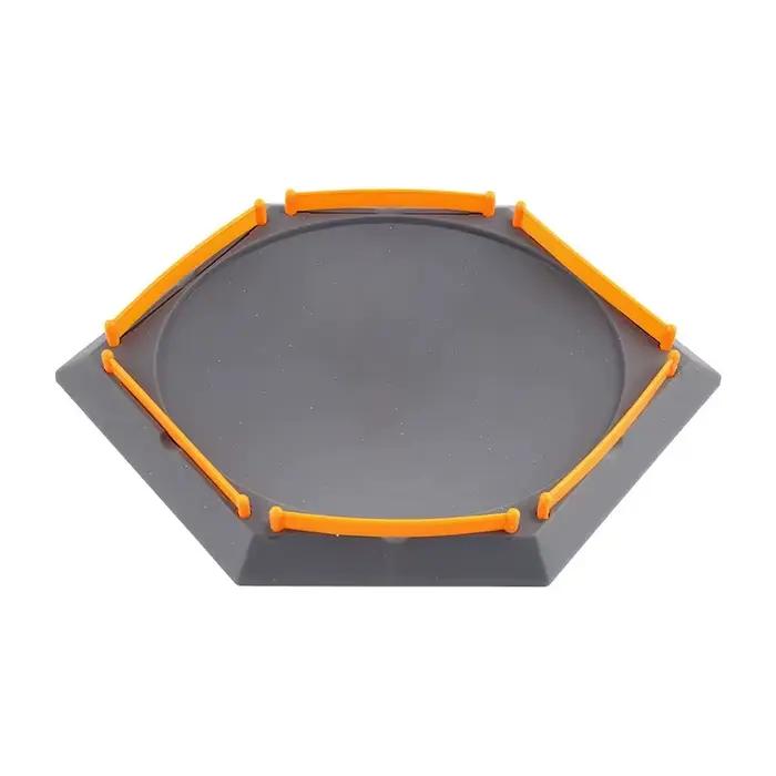 Gyroscope Arena Plate-forme circulaire/hexagonale en plastique Jeux de table pour enfants Plate-form