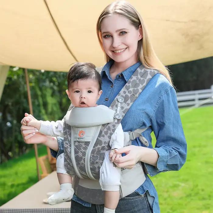 Porte-bébé en coton ergonomique