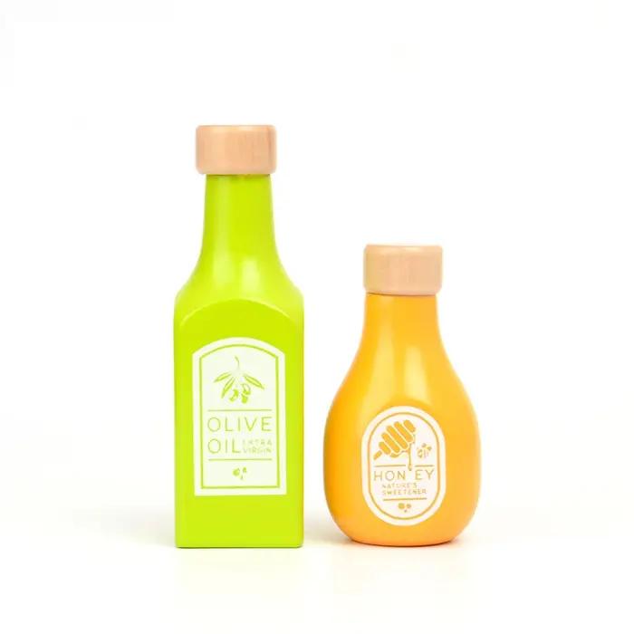 Jeu de Simulation de boissons au lait en bois pour enfants
