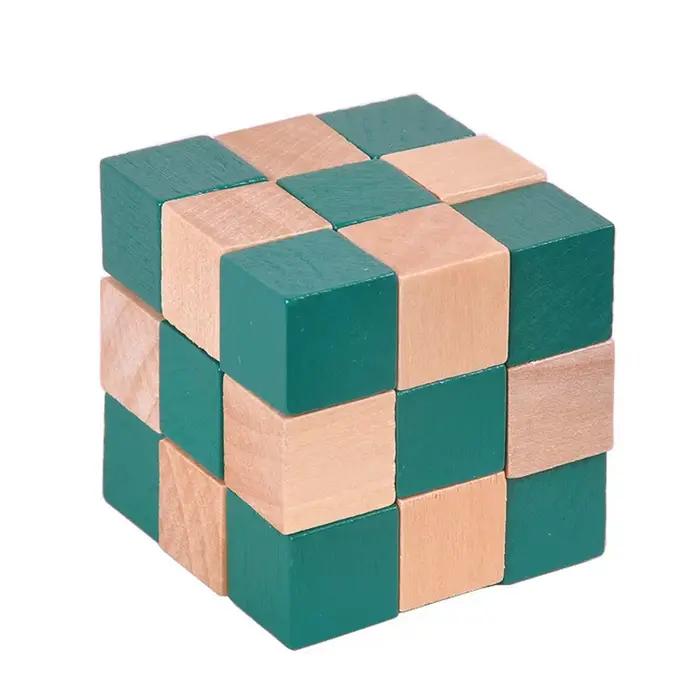 IQ Puzzle en bois queue de Dragon Cube magique Style