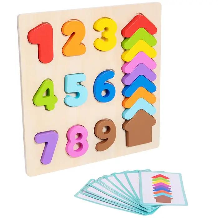Planche numérique en bois de correspondance des couleurs
