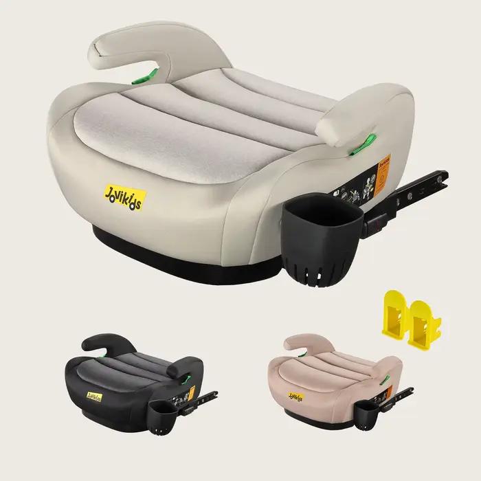 Siège rehausseur portable Jovikids OHHO+ avec porte-gobelet, pour siège auto de voyage pour enfants,