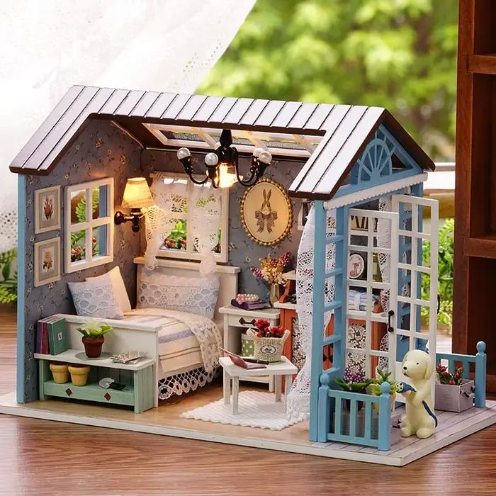 Kit de maison de poupée Miniature à assembler