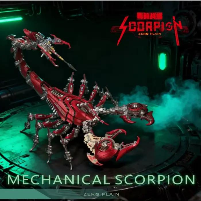 Spotmechanical War Scorpion 3D Blocs de construction métalliques tridimensionnels