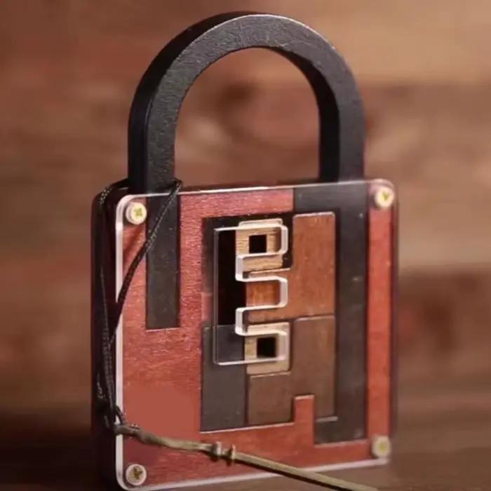 Casse-tête en bois éducatif pour le développement cognitif, puzzle de difficulté élevée, labyrinthe de QI, jouet de défi de QI stimulant