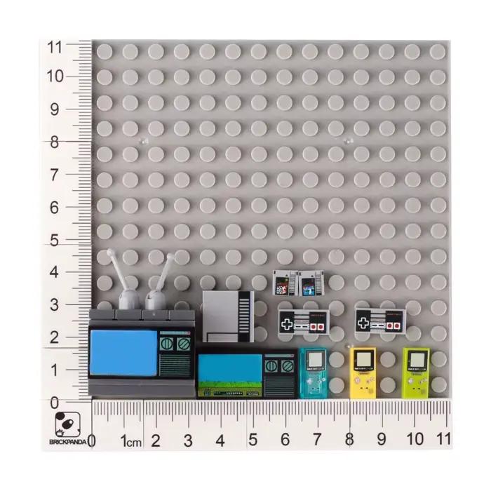Kit de construction de bureau MOC avec lumière