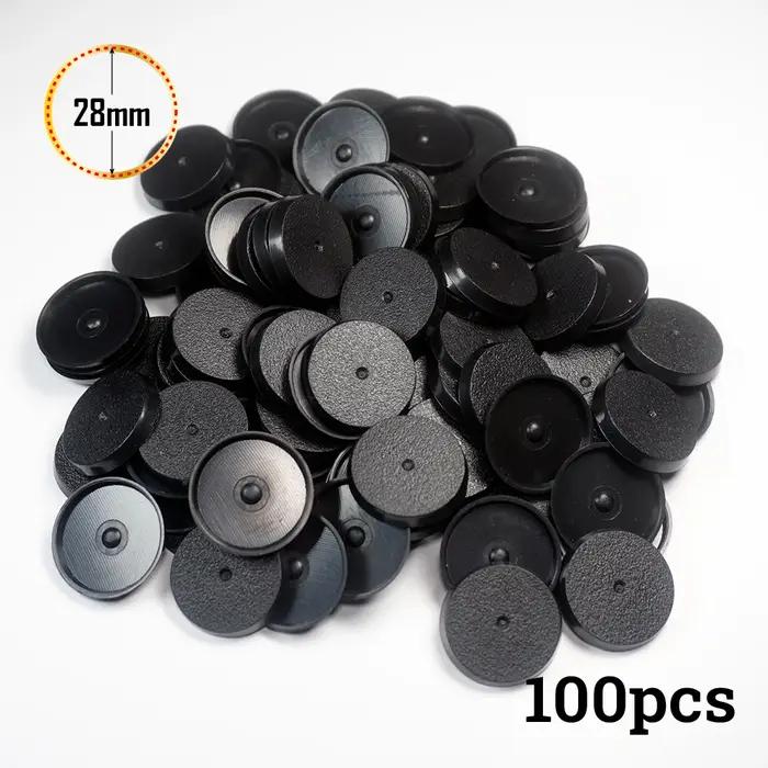 Bases rondes de 28 mm pour miniatures de jeu et jeux de table