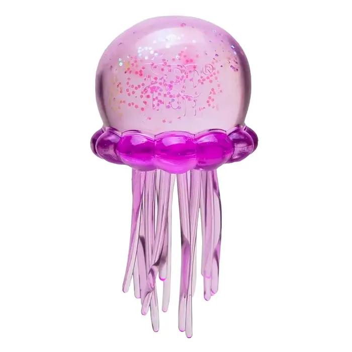 Jouet tendance Nee Doh Jellyfish & Cube Squish, jouet sensoriel anti-stress en gelée souple à presse