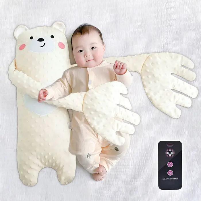 Coussin de Sommeil pour Bébé avec Sons Apaisants, Anti-Surprise, Jouet pour Tout-Petits avec Télécom