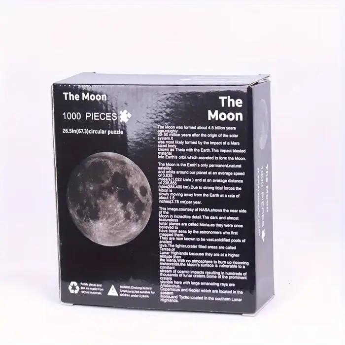 Puzzle Moon & Planet 1000 pièces – Casse-tête d'aventure aérienne – Cadeau de Noël parfait pour adultes