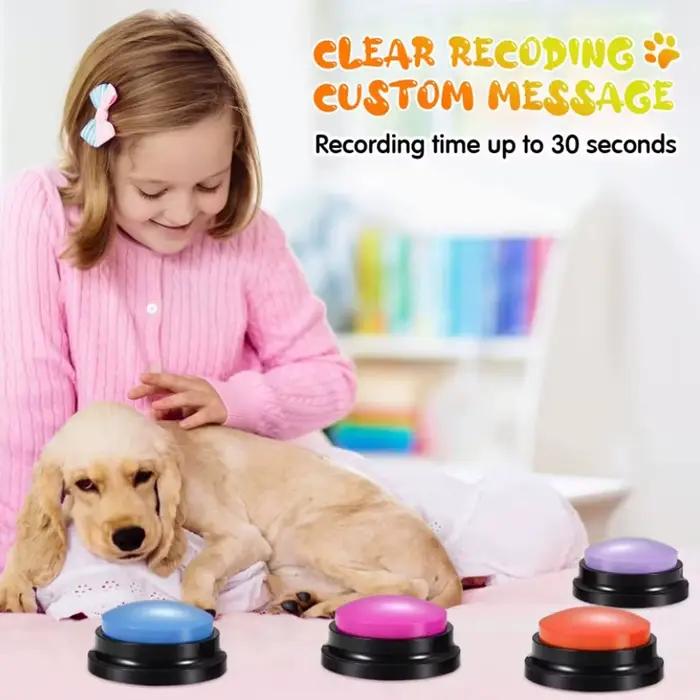 Bouton parlant enregistrable, jouet interactif pour enfant, phonographe, Buzzer de réponse, enregistrement Portable, bouton sonore, fabricants de bruit de fête